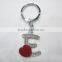 Wholesale rhinestone Letter keychain