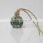 Shenzhen Lihome custom shape hanging car perfume bottles with flower decial