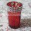 diamante tealight holders coloured candle jars made in China