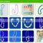 BPA Free Silicone Necklace Baby Teething Silicone Rubber Necklace