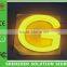 Fabricated outdoor advertising acrylic led light letter sign
