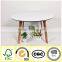 New style, multi use small round coffee table ,wood table