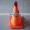 Reflective flexible colored labor safety product/inflatable traffic cone