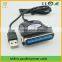 Manufacturer price nickel plated usb to male parallel printer cable