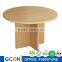 Small Round Meeting Table/wood Living Room End Table/MDF Coffee Table