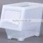 17L Front Lid storage box on wheels/ storage container