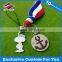 OEM brand custom oxidation metal military pet tag,colorful anodized dog tag