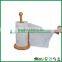 Household bamboo tissue holder , round stand bamboo napkin holder