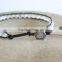 Transparency Crystal Weave Tribal Bracelet, Leather Boho Beaded Bracelet ,Gypsy Bracelet Women's Accessory