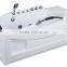 SUNZOOM UPC/cUPC certified bathtub with massage jets, pearl hydromassage bathtub, whirpool bathtub