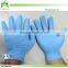 blue powder free disposable glove