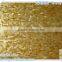 Modest luxury rectangle yellow/gold mother of pearl seashell mosaic wall tile in brick pattern