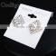 Fashion Jewelry Rhinestone Cuff-Link Gold Silver Unisex Chirstmas Party Gift Promotion Apparel Accessories