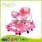 BW-09B convenient folding swivel wheels baby doll walker with safety belt