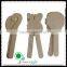 DIY wooden craft shaped sticks