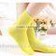 Lovely pretty teen girls simple pure color bamboo socks anti bacterial no smell socks