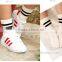 Classic black and white cotton socks children socks