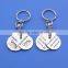 Canadian Loonie Coin Keychain for Shopping Carts