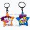 Hot Sale European Style OEM Design Soft PVC Valentine Couple Keychain