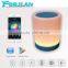 muticolor mini portable touch lamp led bluetooth speaker bluetooth 4.0 smart touch led music light