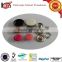 11.5mm four parts custom logo red pearl prong snap button,8mm ring prong snap button