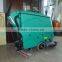 Electric floor scrubber, with double 12V 140Ah battery