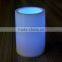 4 inch flameless color changing pillar glittle led candle for bar or party