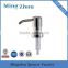 MZ-OEM satin polished 1cc 24/410 stainless steel liquid soap lotion pump for shampoo bottle