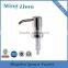 MZ-OEM satin polished 1cc 24/410 stainless steel liquid soap lotion pump for shampoo bottle