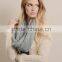Premium Ultra Warm Solid Color Winter Knitting Pattern Snood Scarf