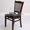 Hot sale restaurant wood chairs for sale used threading chair