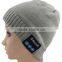 luetooth Wool Beanie Hat Winter Warm Soft Knit Cap with Wireless Headphone Headset Earphone Stereo Speaker Microphone Hands Free