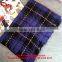 Wholesale plaid cashmere shawl