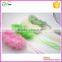 Big size Plastic long hand PE mesh sponge back bath body brush