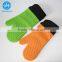 Silicone heat resistant grilling bbq gloves