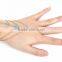 New Fashion Hand Harness Gold Slave Chain Bracelet Link Interweave Finger Rings