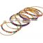 Ethnic Fusion Front Opening Bangle Handcraft Bead Bohemia Bracelet Jewelry Women