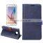 Crazy Horse best selling Wallet stand case for Samsung S6 edge
