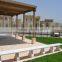 recycled backyard outside hollow composite wood decking wpc fireproof decking pergola price