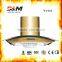 Stainless Steel Material and Above Counter Installation Type range hood