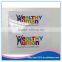 PVC white gloss sticker label