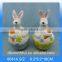 Cutely ceramic easter rabbit / bunny as easter decoration