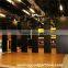 Aluminum frame operable partition wall for sports centre