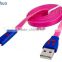 Fashionable hot selling usb data cable for mobile phones