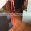 7# red plastic zipper for child frock