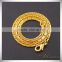 Fashion Long Chain Gold Necklace Essential Oil Brass Jewelry Factory