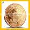 Custom gold plated fashion zinc alloy challenge coin                        
                                                Quality Choice