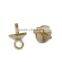Wholesale 4.0*1.0mm Matte Gold Brass Beads Findings