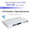 FTTx Fiber Gigabit SFF Uplink 4 GE Voip CATV 2T2R WiFi Downlink Triple Play P2P CPE Customer Premise Equipment
