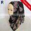 Zhejiang wholesale printed lace hijab scarf charming muslim shawl